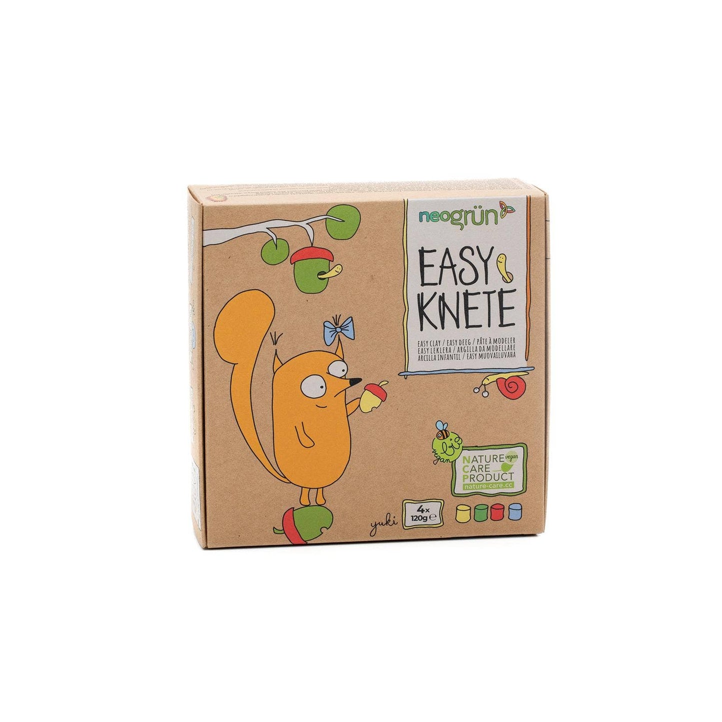 Bio-Easy-Knete vegan • 4er Set • Yuki