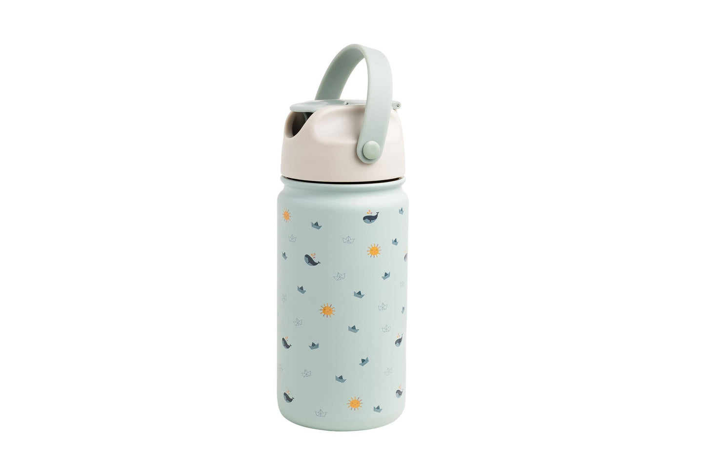 Isolierte Origami Kinderflasche aus Edelstahl