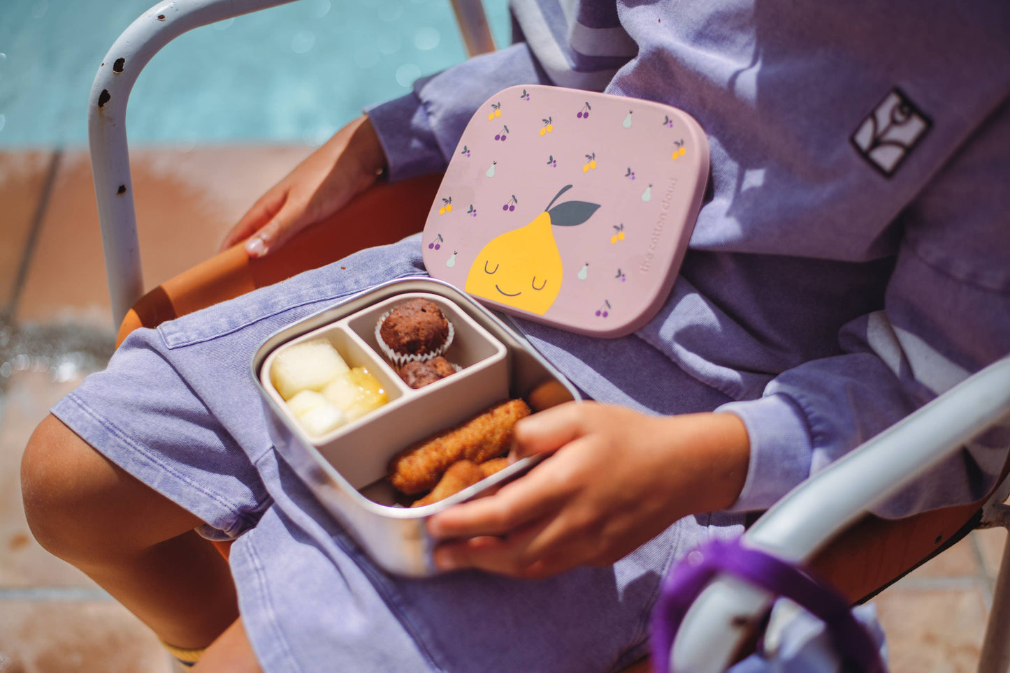 LUNCHBOX AUS EDELSTAHL MIT Fächern FÜR ORIGAMI FÜR KINDER