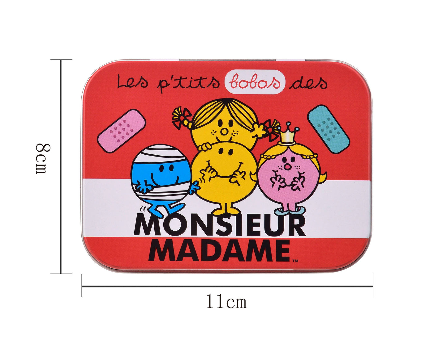 Metallbox mit 24 Pflaster • Monsieur Madame