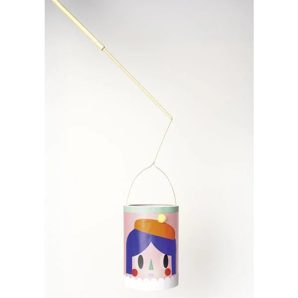 FOLIA • LATERNENSTAB & LED • 58 CM • 4 TEILE