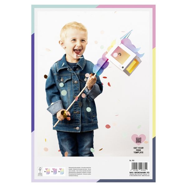 FOLIA • TRANSPARENTPAPIER RAINBOW • 22,5 x 32 CM, 115 g/m², 10 BLATT