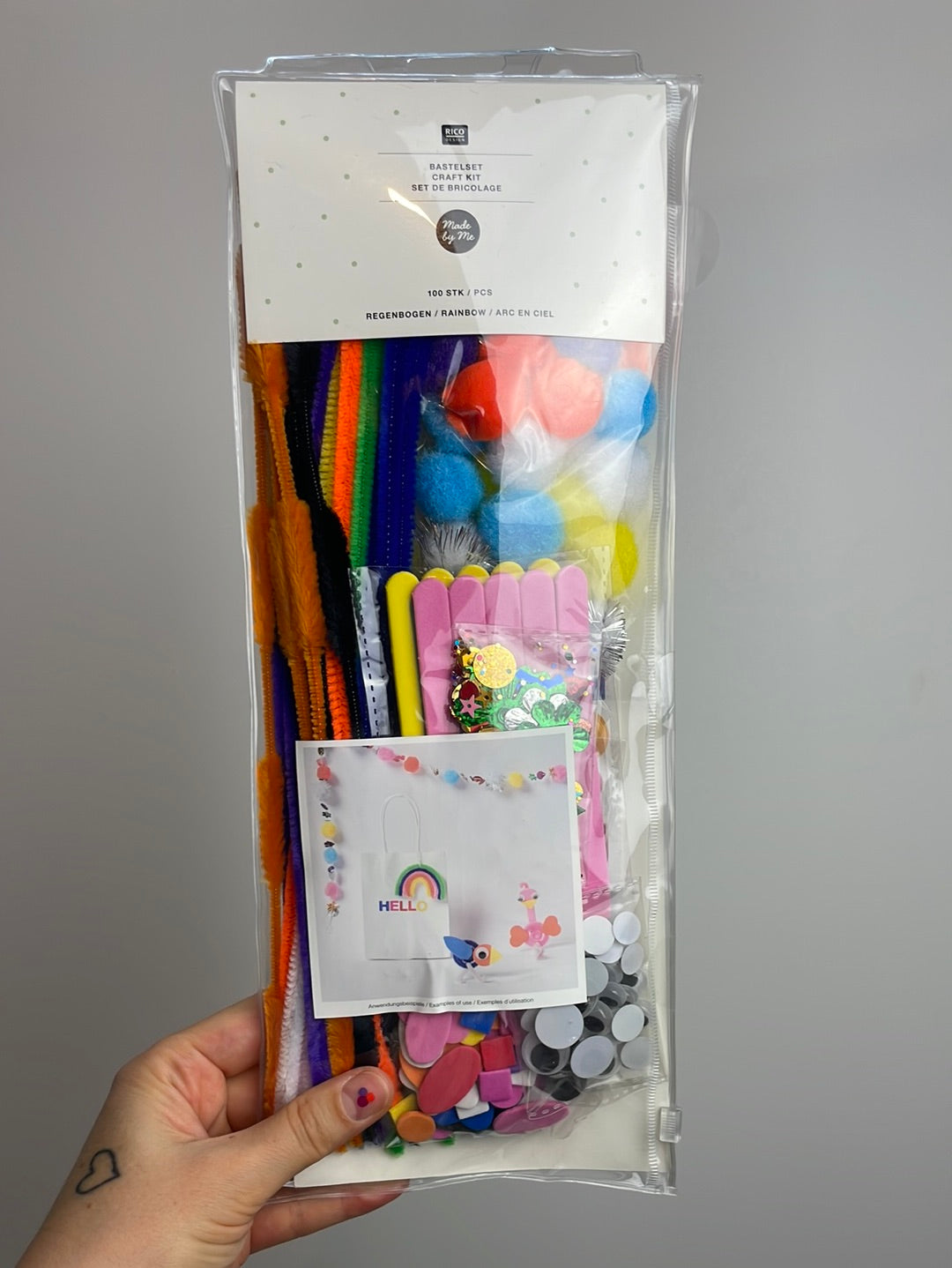 Made by Me • DIY-Bastelset Regenbogen ca. 100teilig