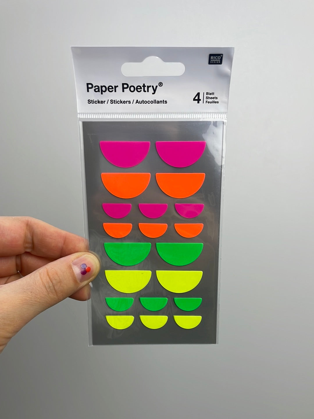 Paper Poetry • Sticker Neon • Mund