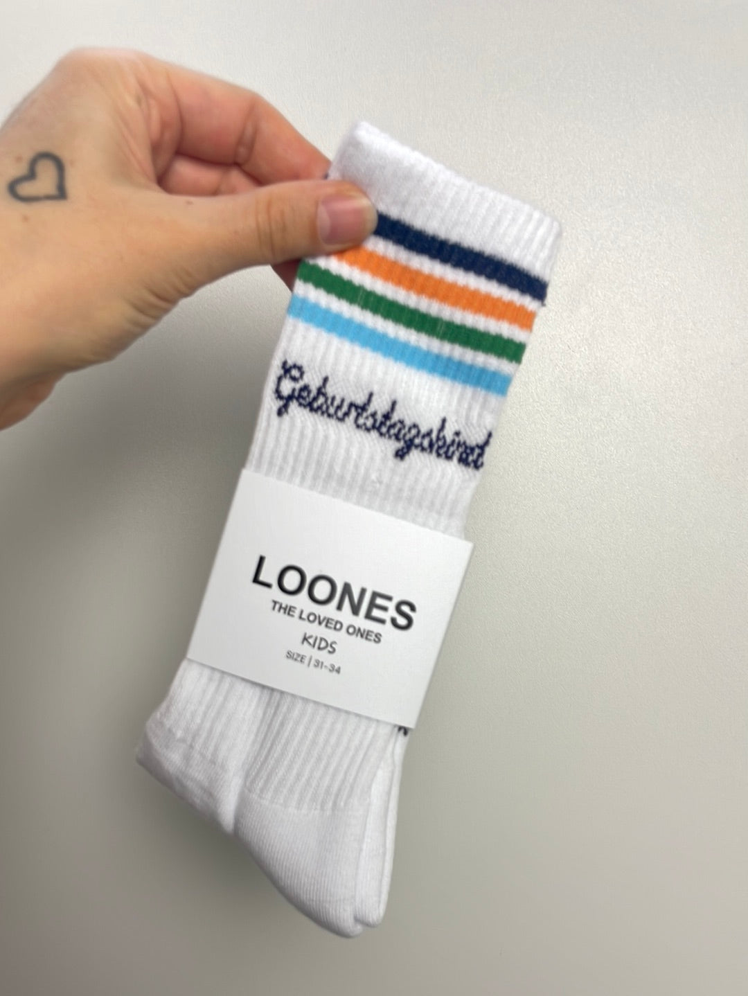 Socken Kids Geburtstagskind • Navy