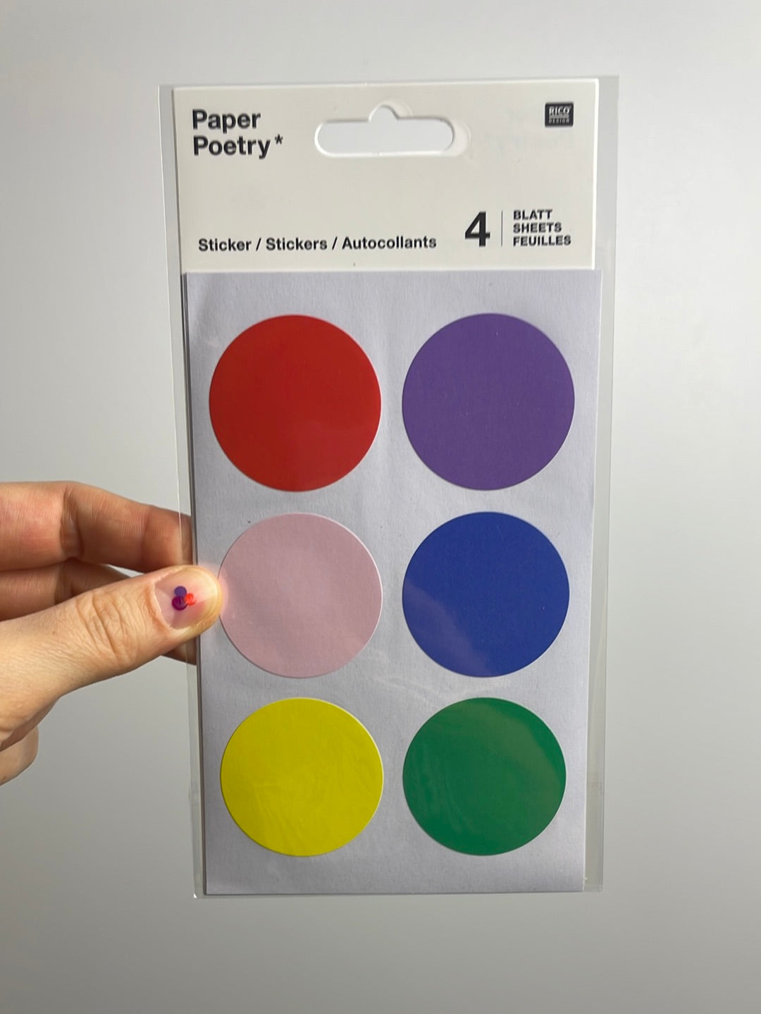 Paper Poetry • Kreise groß • bunt