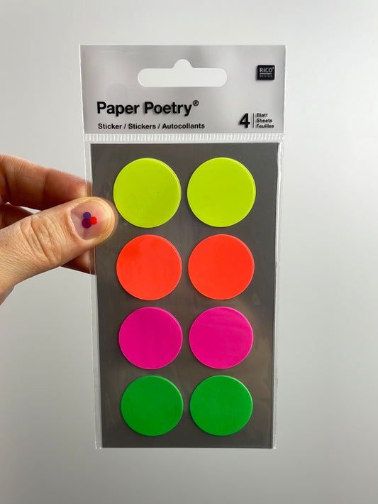 Paper Poetry • Sticker Punkte 25mm