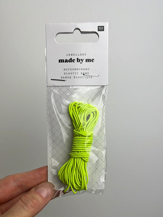 Hutgummiband Neon • 1mm x 5m