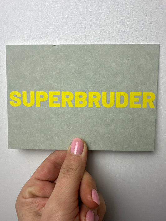POSTKARTE • SUPERBRUDER