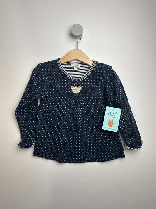 Longsleeve Pünktchen • 86 • steiff