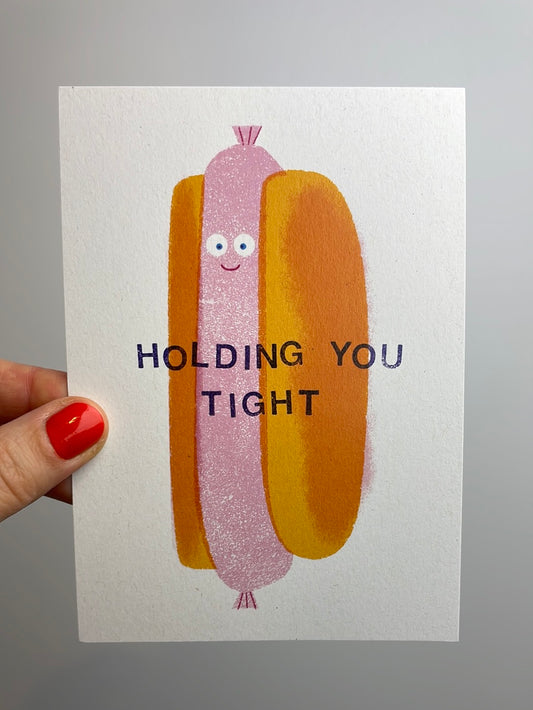 holding you tight • Postkarte