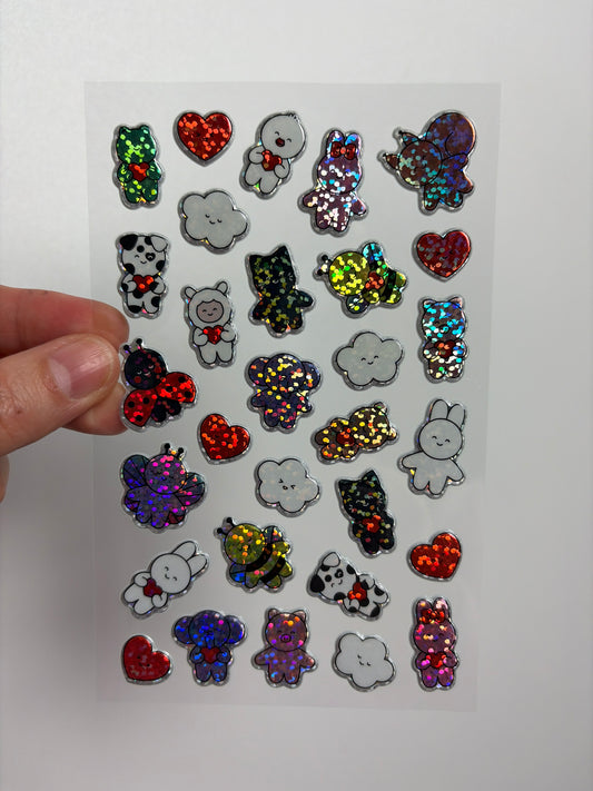 PAPER POETRY • PUFFY STICKER CHINGU