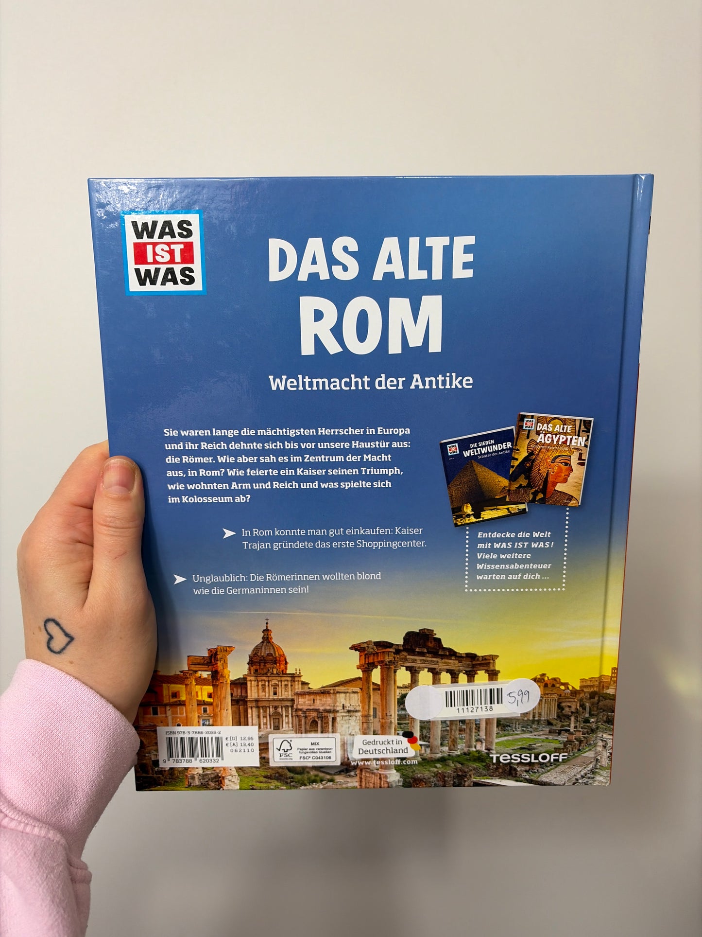 BUCH • DAS ALTE ROM• WAS IST WAS • TESSLOFF