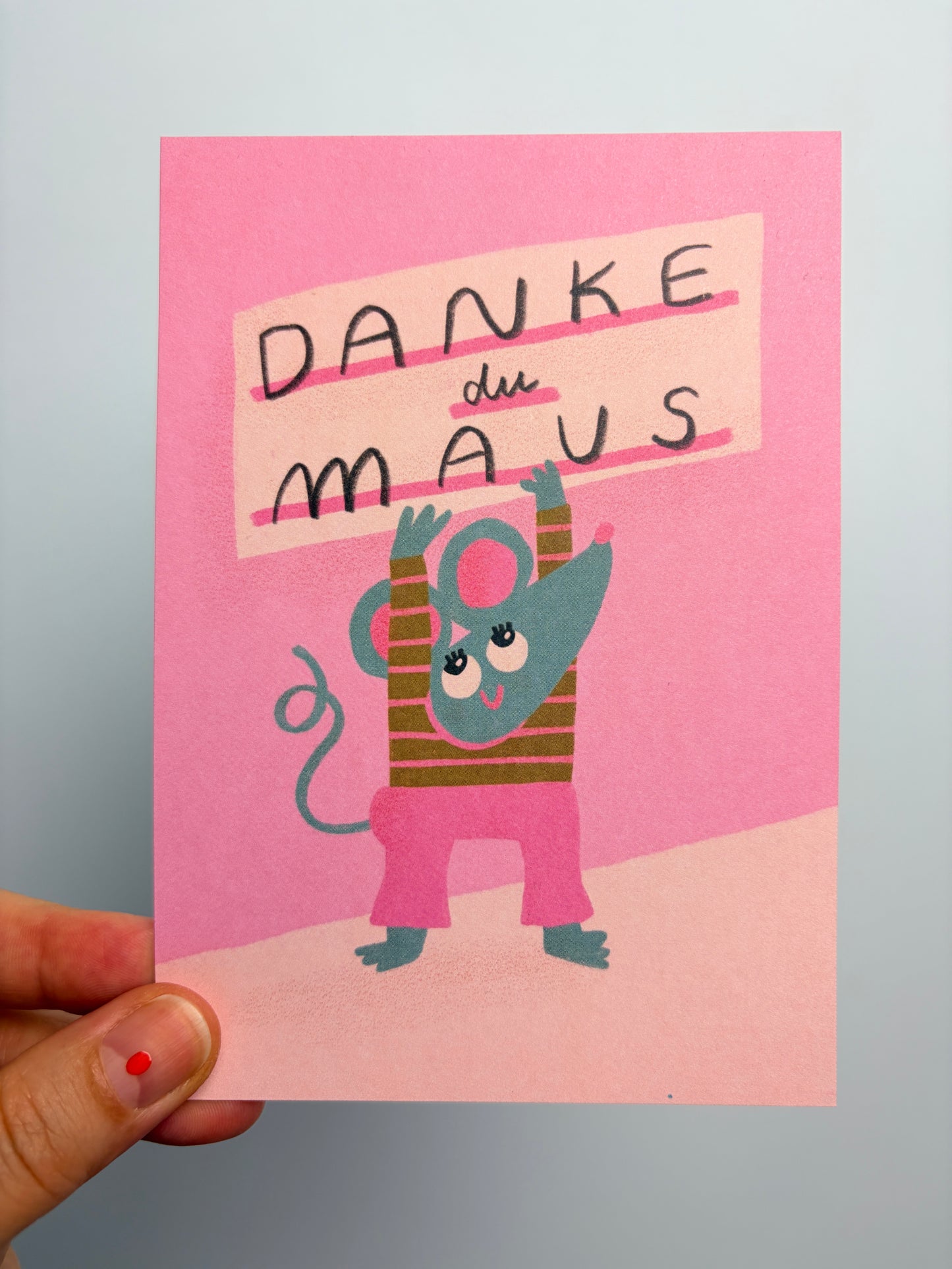 DANKE DU MAUS • POSTKARTE