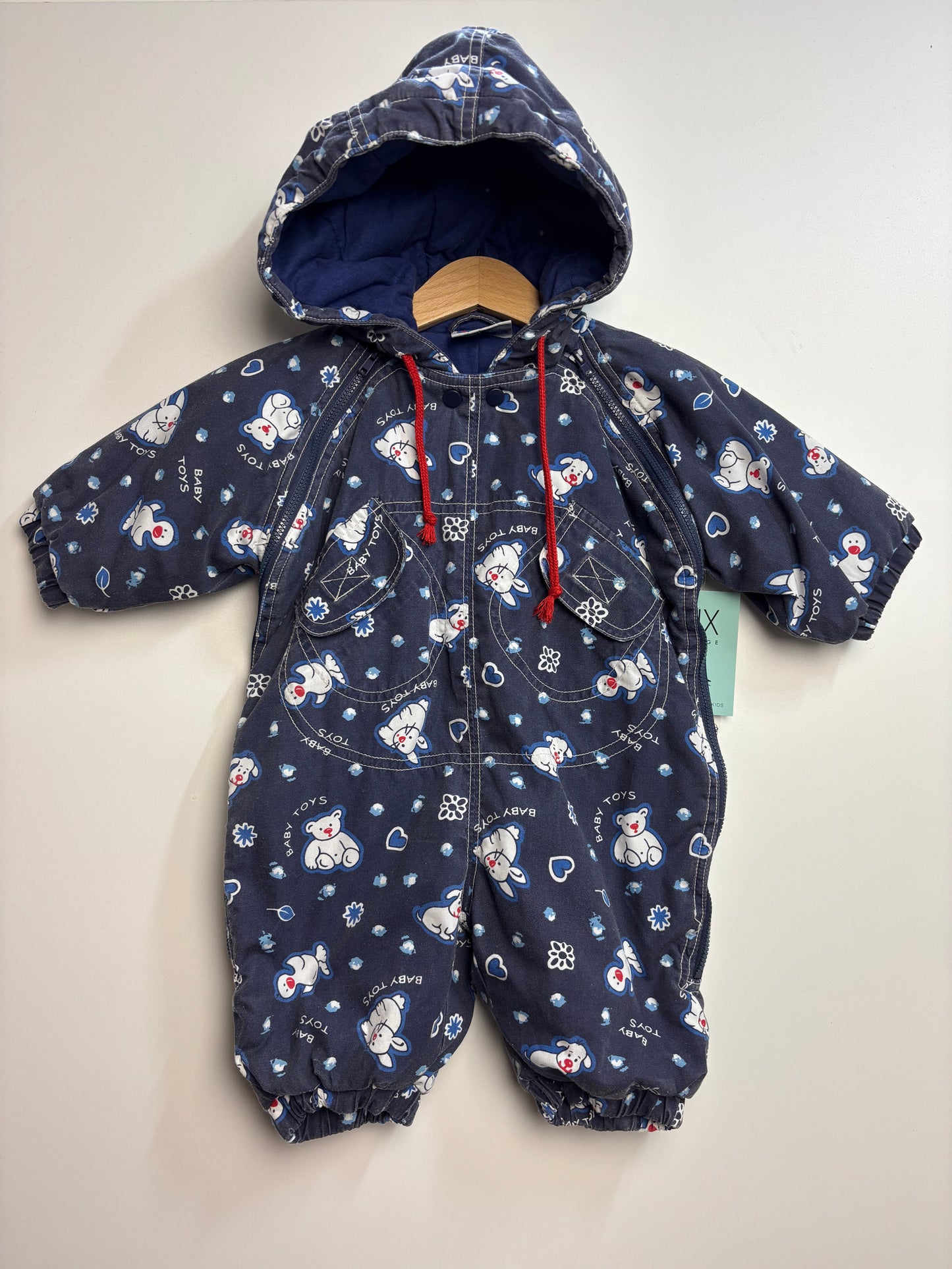 Vintage Babyoverall gefüttert • 56 • topolino
