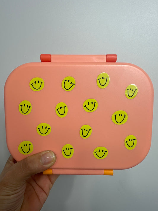 BROTDOSE MIT HERAUSNEHMBAREM  EINSATZ • SMILE ROSA ROT VIOLETT