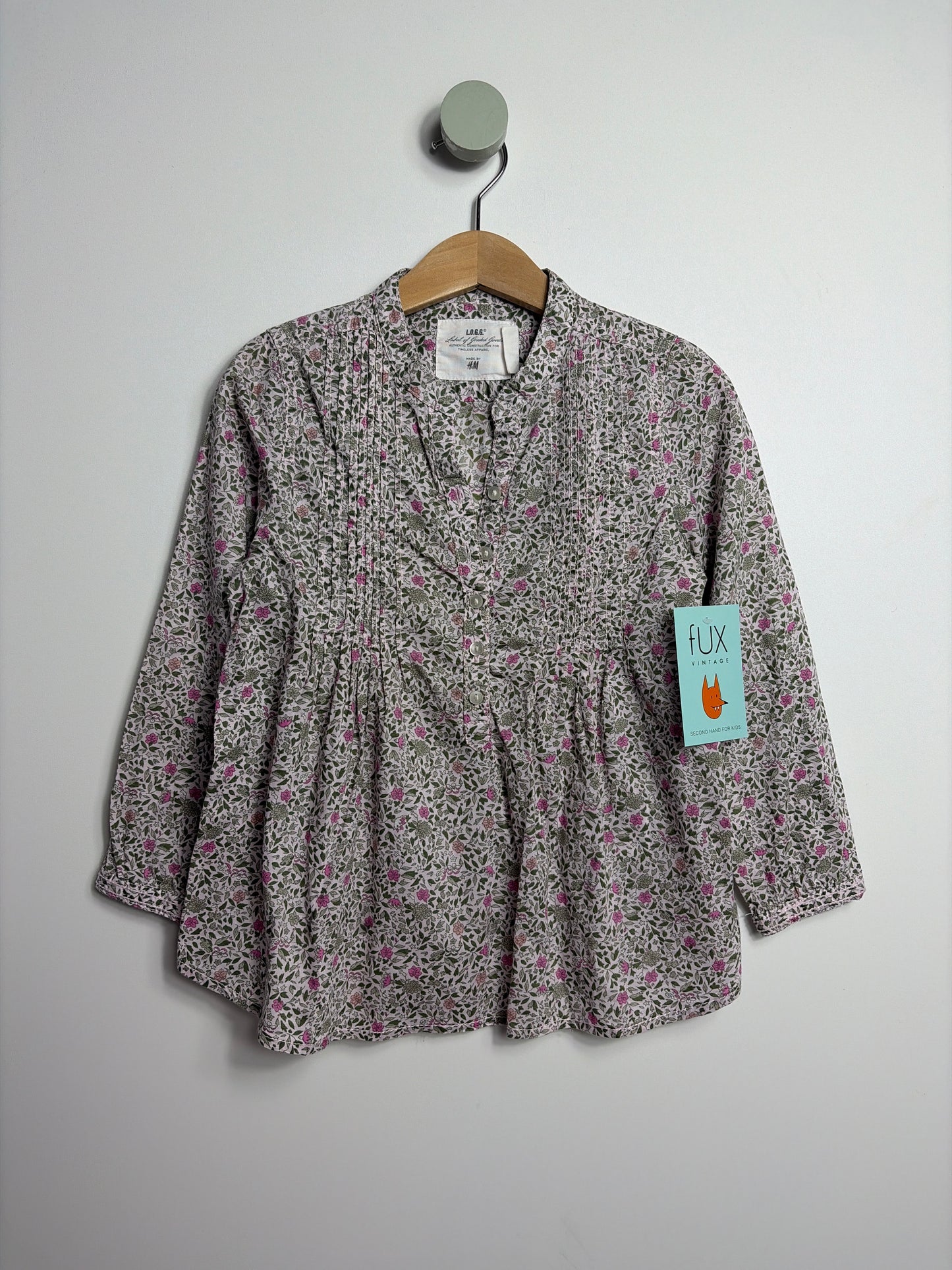 BLUSE BLÜMCHEN • 110 • H&M