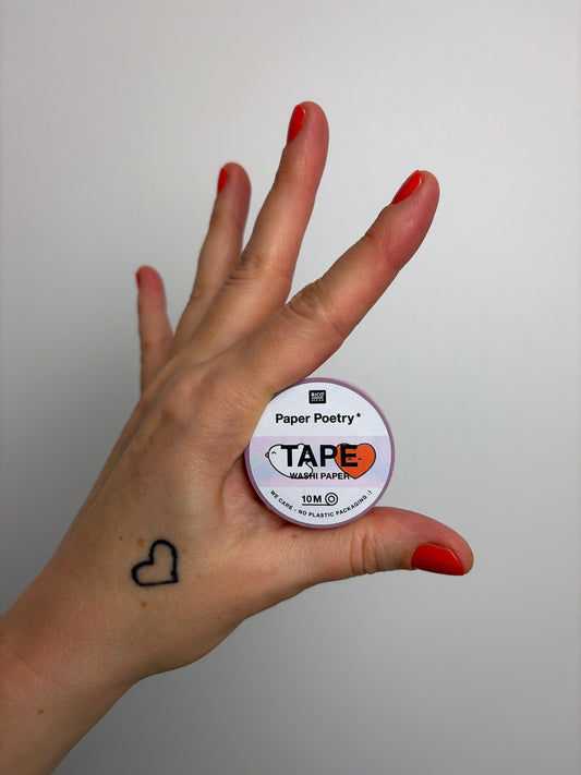 Tape Chingu • Vögel & Herzen • 1,5cmx10m