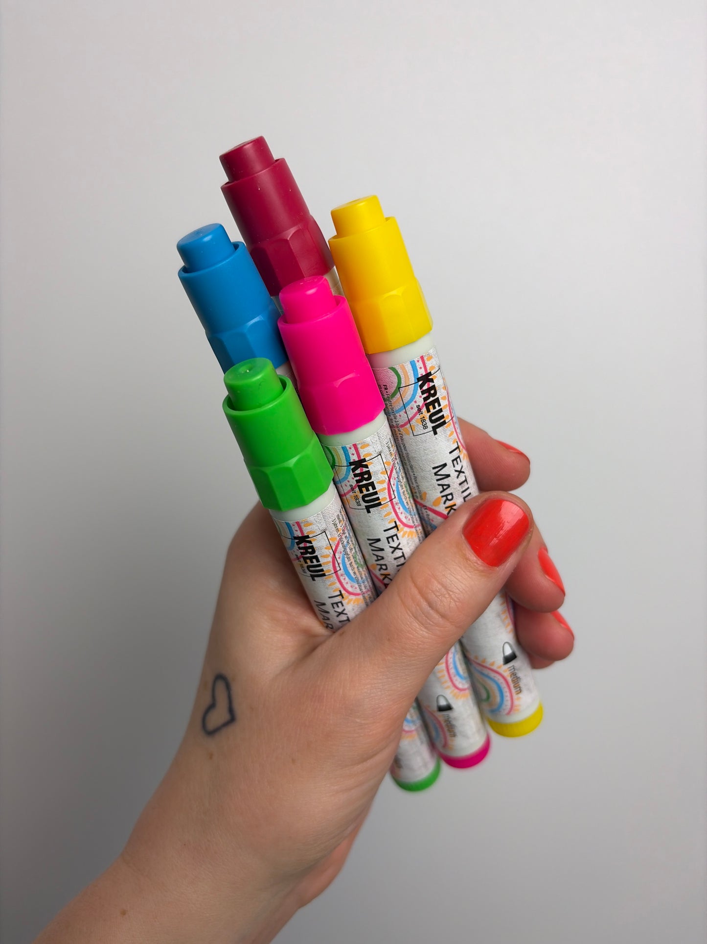 KREUL • Textil Marker Junior • 5er-Set