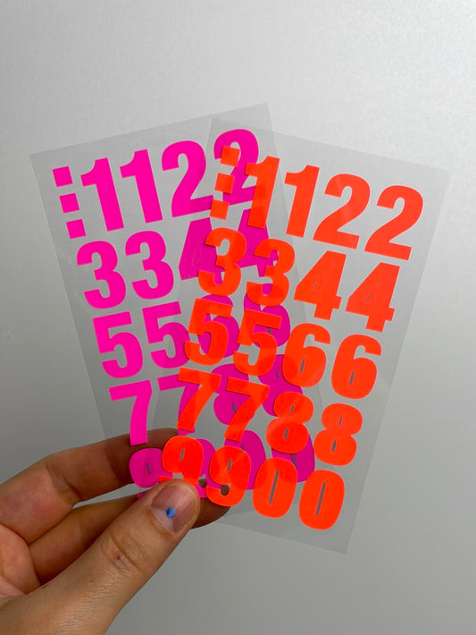 Paper Poetry • Office Sticker Zahlen 4 Bogen