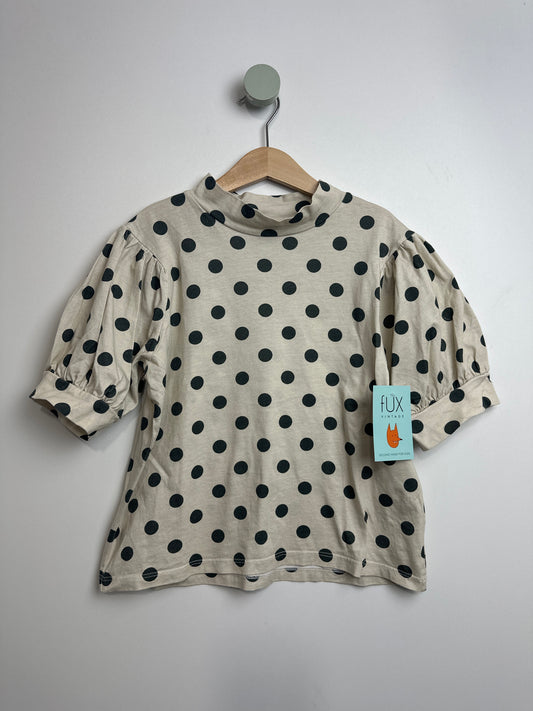PUFFÄRMEL T-SHIRT PUNKTE  • 152 • LMTD