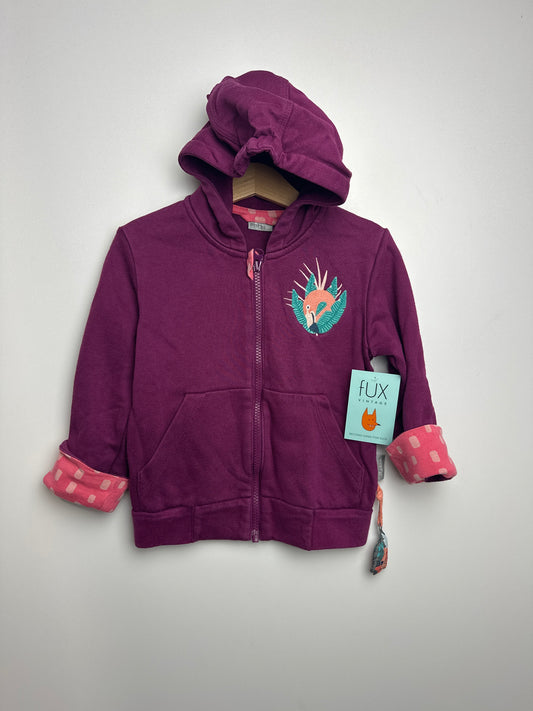 Hoodiejacke Flamingo • 98 • sigikid