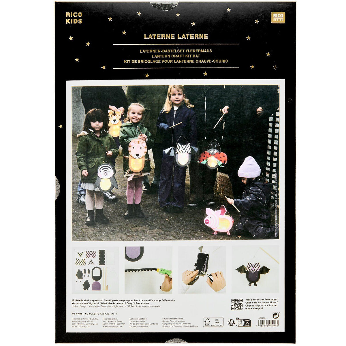 BASTELSET LATERNE • FLEDERMAUS