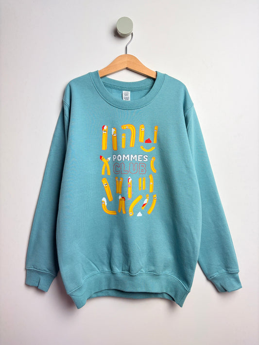 SWEATSHIRT POMMES CLUB  • 134 • SCHAFFENSLUST 🩷 fUX