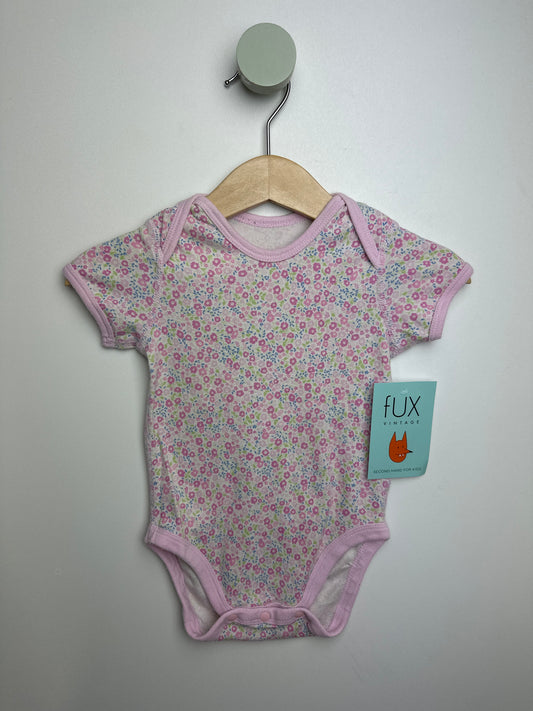Kurzarm Body Blümchen • 68 • uniqlo