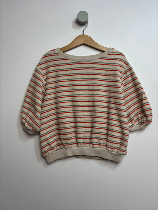 Streifen Sweatshirt Kurzarm• 128 • long live the queen