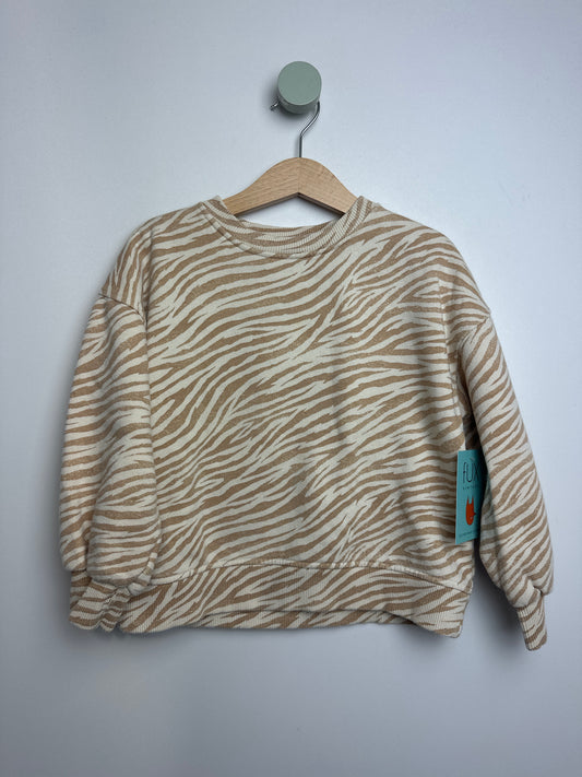 Sweatshirt Zebra • 98 • zara