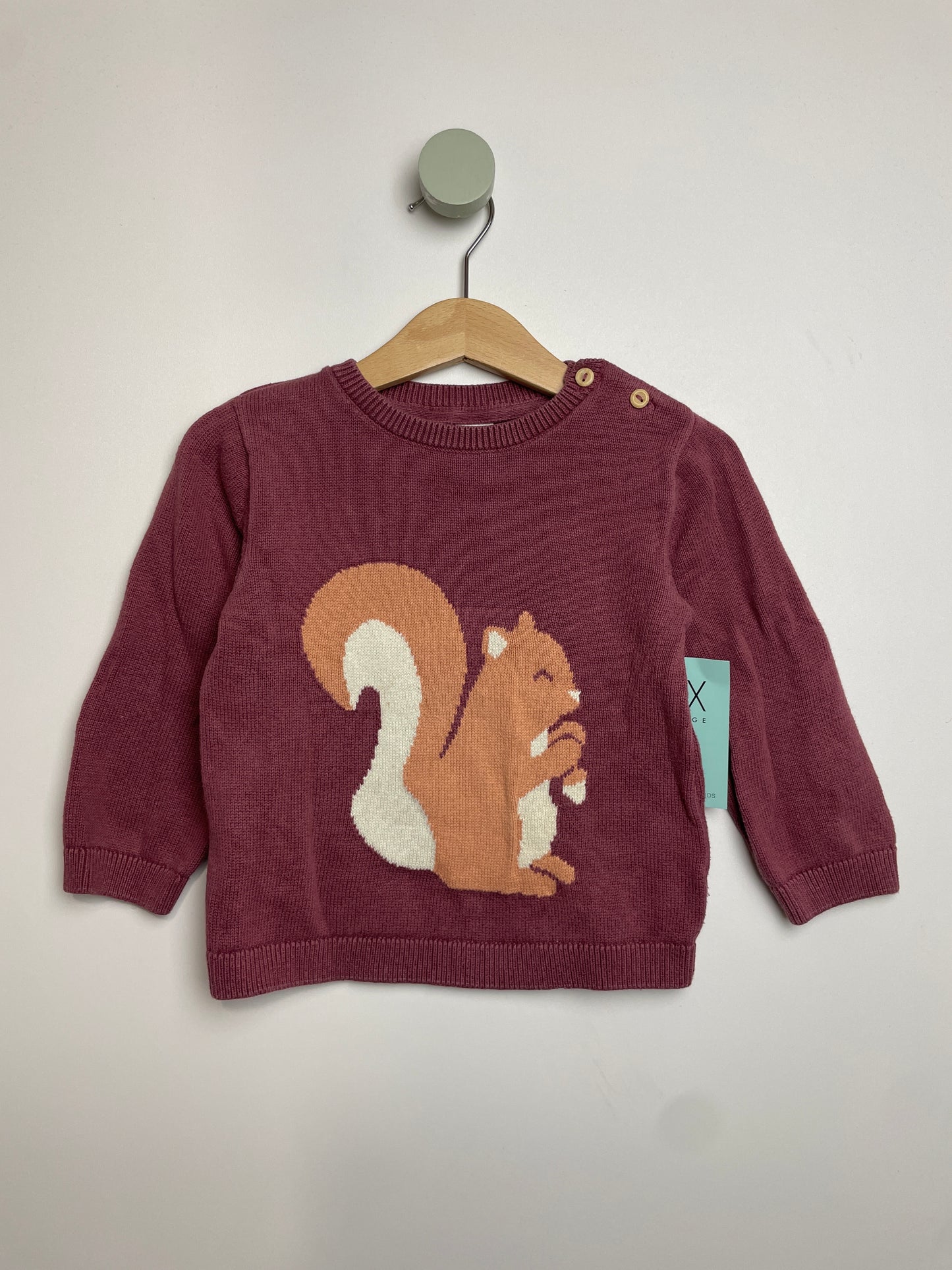 Pullover Eichhörnchen • 86 • h&m