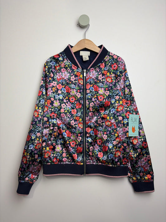 SATIN BLOUSON BLÜMCHEN • 140 • H&M