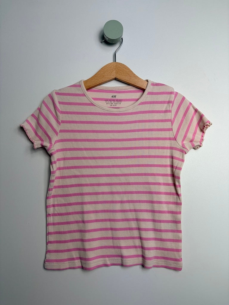 RIPPJERSEY T-SHIRT • 122 • H&M