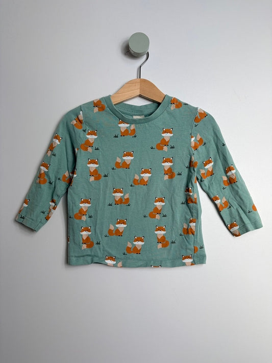 LANGARMSHIRT FÜCHSE • 80 • ALANA