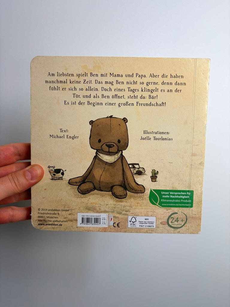 PAPPBUCH • BEN LIEBT BÄR.. • ARS EDITION