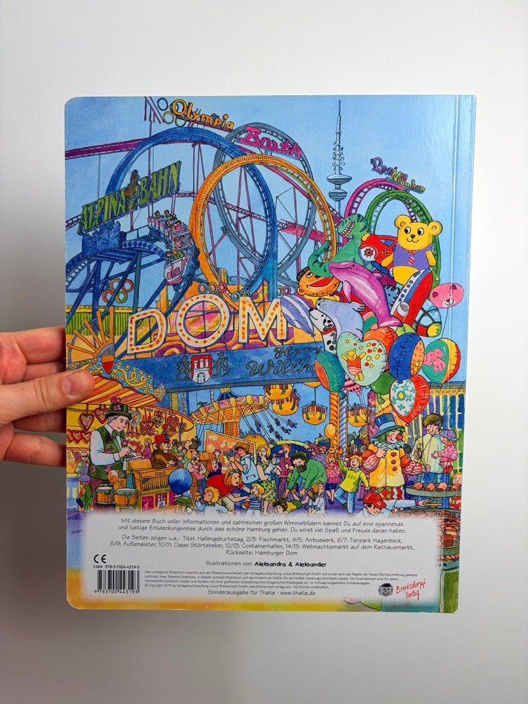 PAPPBUCH • MEIN GROSSES HAMBURG WIMMELBUCH • BREITSCHOPF VERLAG