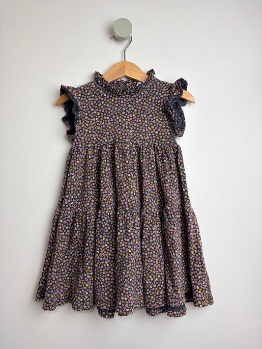 JERSEY KLEID BLÜMCHEN • 98 • TOPOLINO
