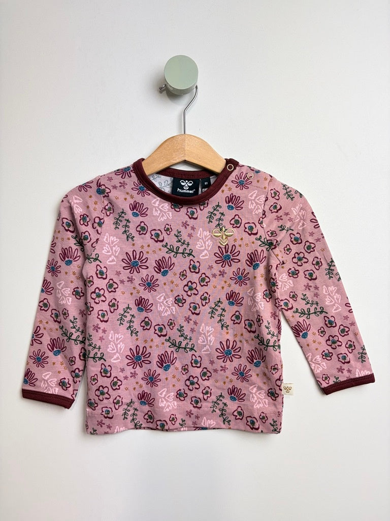 LANGARMSHIRT BLUMEN • 80 • HUMMEL