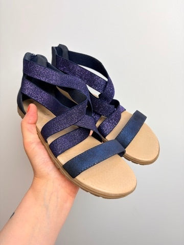 GLITZER SANDALEN • Schuh 34 • GRACELAND
