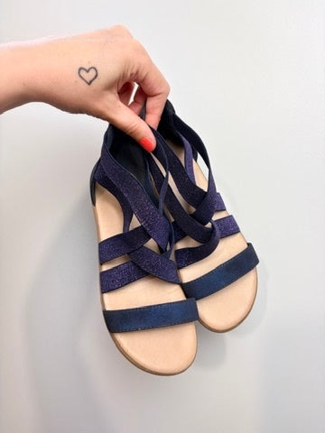 GLITZER SANDALEN • Schuh 34 • GRACELAND