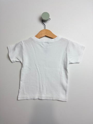 T-SHIRT HANDBESTICKT HERZ • 80 • PETIT BATEAU