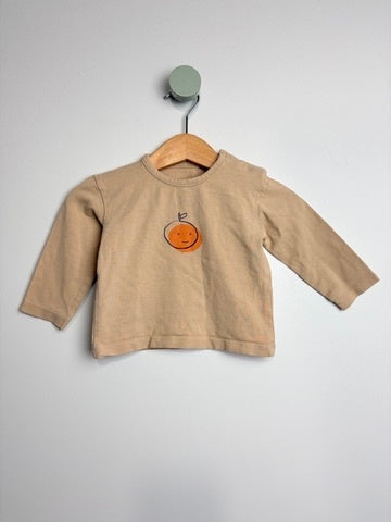 LANGARMSHIRT ORANGE • 68 • BELLYBUTTON