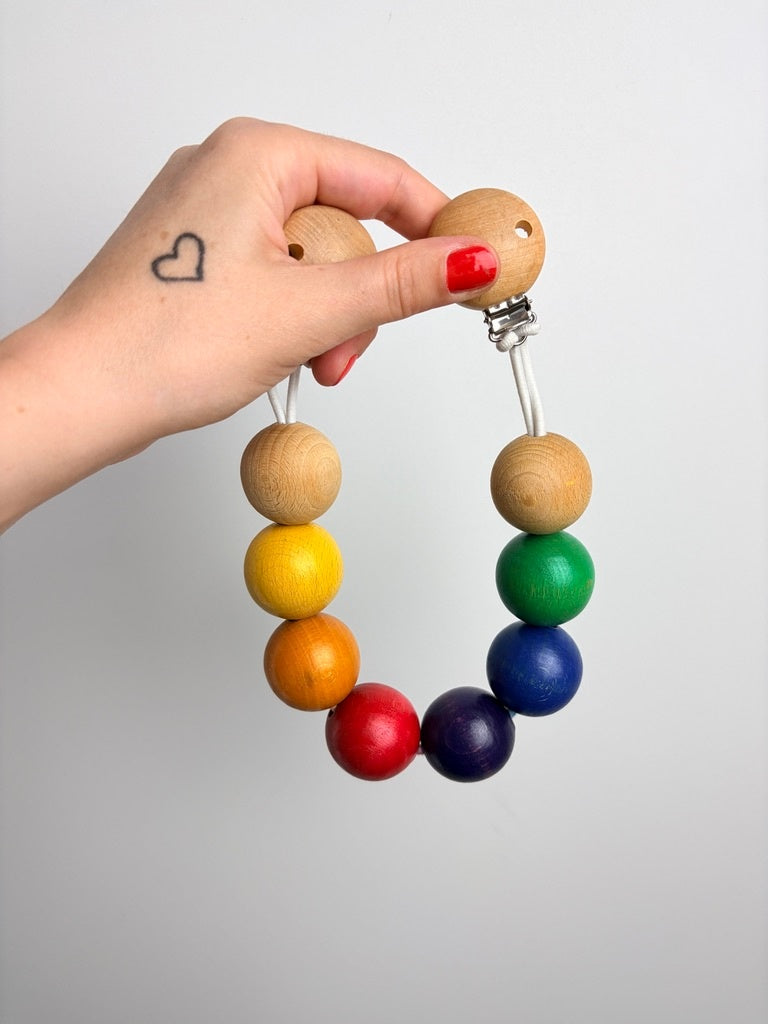 KINDERWAGENKETTE HOLZKUGELN