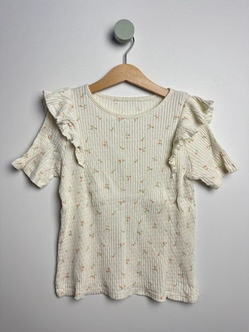 T-SHIRT MIT RÜSCHEN • 146 