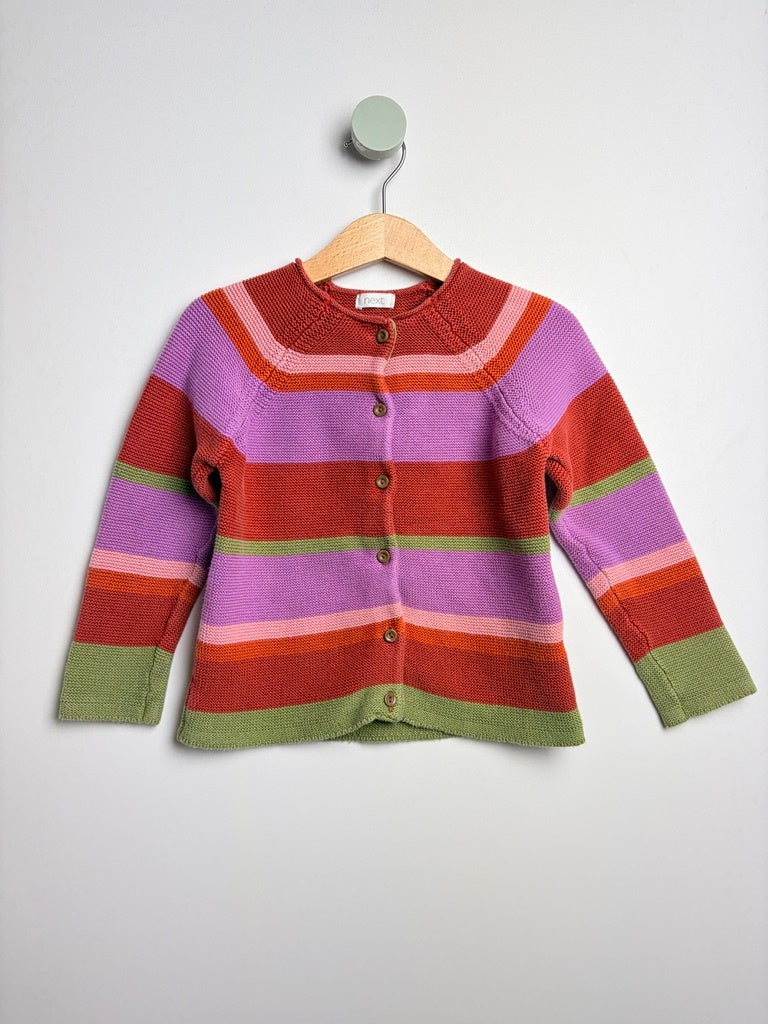 BAUMWOLL STRICKJACKE STREIFEN • 104 • NEXT