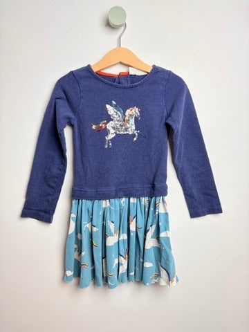 KLEID MIT PAILLETTEN EINHORN • 104 • MINI BODEN