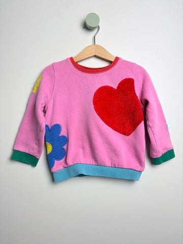SWEATSHIRT HERZ & BLUME  • 86 • MINI BODEN