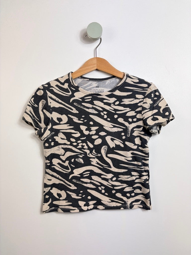 CROP T-SHIRT • 140 • H&M