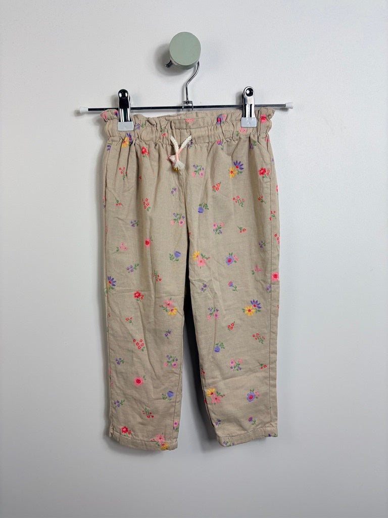 BLÜMCHEN HOSE LEICHT GEFÜTTERT • 86 • H&M